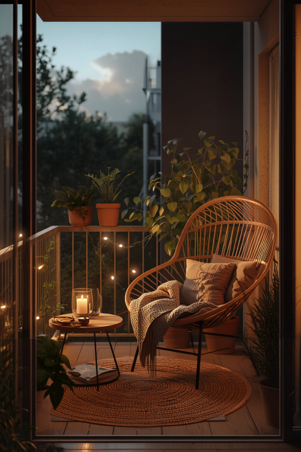 Kleiner Balkon, große Gemütlichkeit: So wird er zur Cozy-Ecke